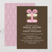 roze Franse Macarons Kaart (Voorkant / Achterkant)