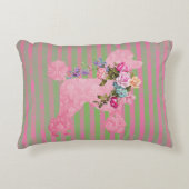 Roze Franse poel Accent Kussen (Voorkant)