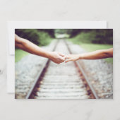 Roze Franse Tuin Bloemen Pioen Boeketten Bruiloft Kaart (Achterkant)