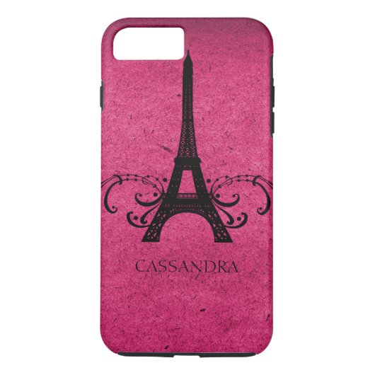 Roze  Franse Vlaanderen Case-Mate iPhone Case (Achterkant)
