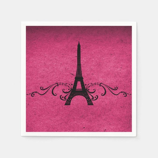 Roze  Franse Vlaanderen Servetten (Voorkant)