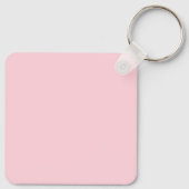 Roze Freeride Snowboarder Snowboarden Stencil Sleutelhanger (Achterkant)