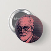Roze Freud Button (Voorkant /achterkant)