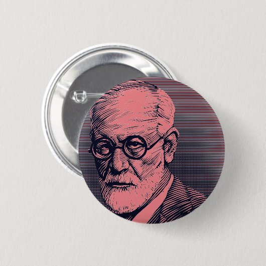 Roze Freud Button (Voorkant /achterkant)