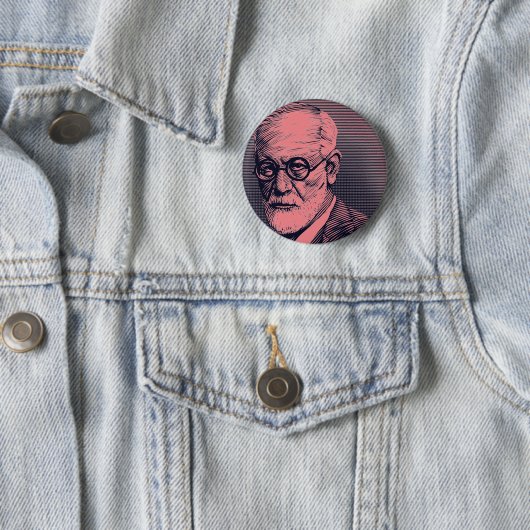 Roze Freud Button (In situ)