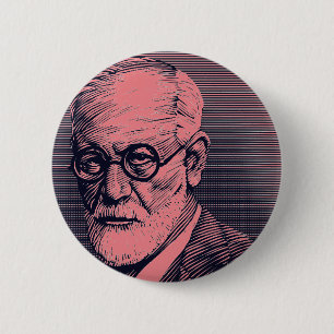 Roze Freud Button