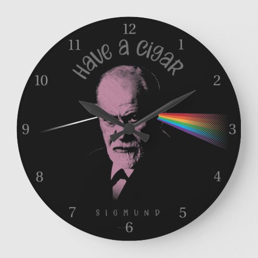 Roze Freud (een auto hebben) Grote Klok (Voorkant)