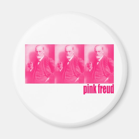 Roze Freud Magneet (Voorkant)