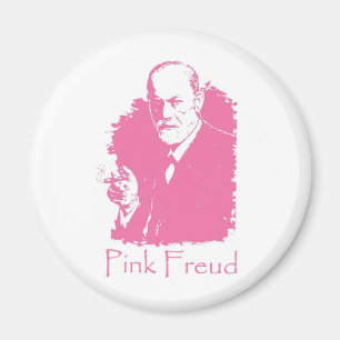 Roze Freud Magnet