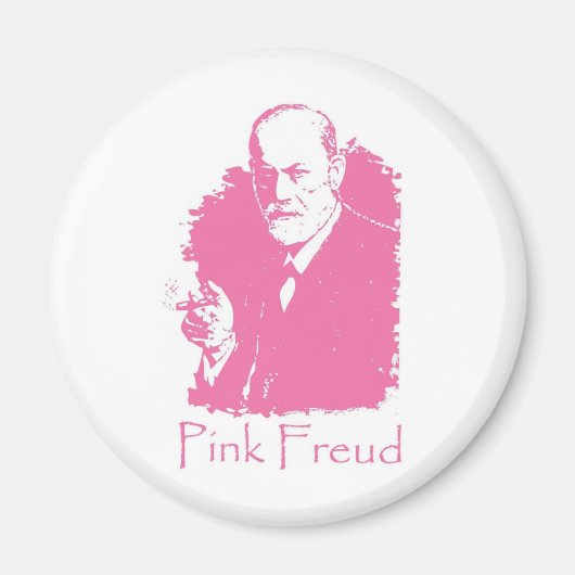 Roze Freud Magnet (Voorkant)