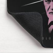 Roze Freud (met een kaartje) Muismat (Hoek)