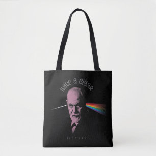 Roze Freud (met een kaartje) Tote Bag