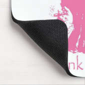 Roze Freud Mousepad Muismat (Hoek)