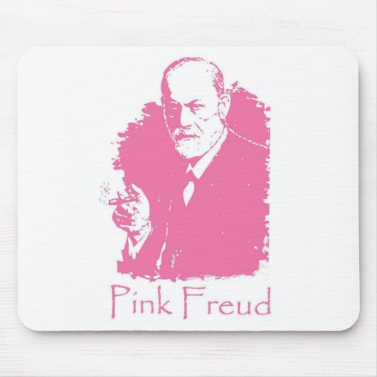 Roze Freud Mousepad Muismat (Voorkant)