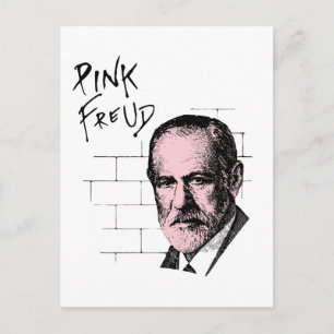 Roze Freud Sigmund Freud Briefkaart