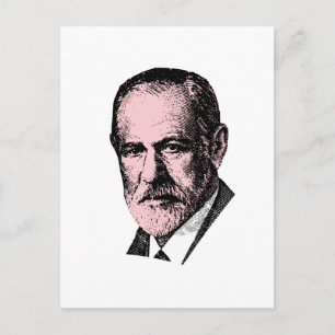 Roze Freud Sigmund Freud Briefkaart