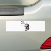 Roze Freud Sigmund Freud Bumpersticker (Op auto)