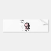 Roze Freud Sigmund Freud Bumpersticker (Voorkant)