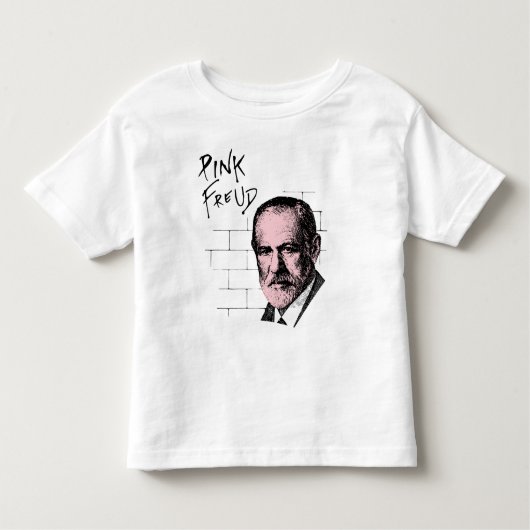 Roze Freud Sigmund Freud Kinder Shirts (Voorkant)