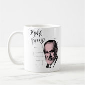 Roze Freud Sigmund Freud Koffiemok (Links)