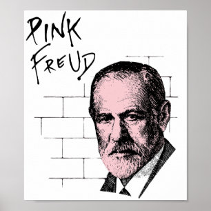 Roze Freud Sigmund Freud Poster