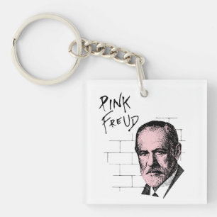 Roze Freud Sigmund Freud Sleutelhanger