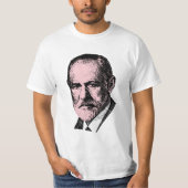 Roze Freud Sigmund Freud T-shirt (Voorkant)