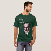 Roze Freud Sigmund Freud T-shirt (Voorkant volledig)