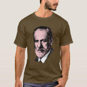 Roze Freud Sigmund Freud T-shirt (Voorkant)