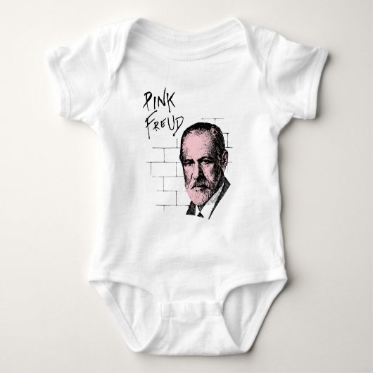 Roze Freud Sigmund Freud T-shirt (Voorkant)