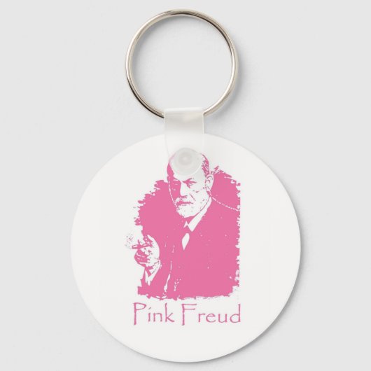 Roze Freud-sleutelhanger Sleutelhanger (Voorkant)