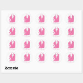 Roze Freud Sticker (Vel)