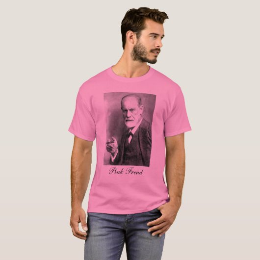 Roze Freud T-shirt (Voorkant volledig)