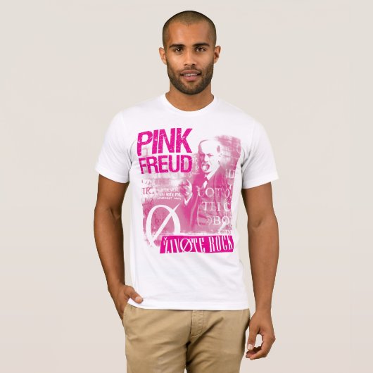 Roze Freud T-shirt (Voorkant volledig)