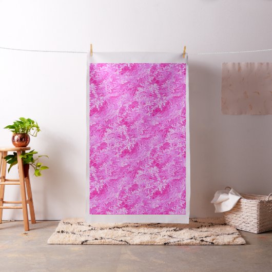 Roze Frost Cotton Stof (Voorbeeld)