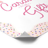 Roze Frosted Animal Cookies Strooi Kaarten & Gesch Poster (Hoek)