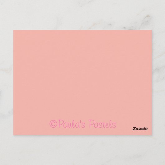 Roze Frosted Cupcake Bedankt Card Briefkaart (Achterkant)