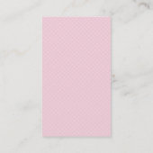 Roze Frosting Cupcake Patisserie Aquarel Visitekaartje (Achterkant)