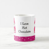 Roze Frosty Snowman met Hot Chocolate Koffiemok (Center)