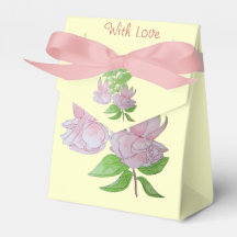 roze fuchia bloemen en bladbloemen