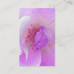 *~* Roze Fuchia lavender Roos Floral salon Visitekaartje