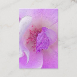 *~* Roze Fuchia Lavender Violet Roos Floral Spa Visitekaartje
