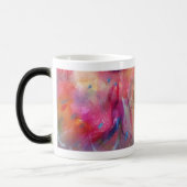 ROZE FUCHSIA BLAUWE ABSTRACTE MAGISCHE MOK (Links)