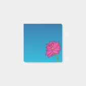 Roze Fuchsia Bloem Vierkante Notities Post-it® Notes (Voorkant)