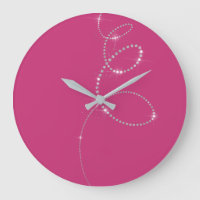 Roze Fuchsia Crystals Grey Infinity Diamond