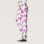 Roze/Fuchsia Floral Women's Leggings (Links)