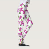 Roze/Fuchsia Floral Women's Leggings (Rechts)