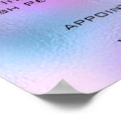 Roze Fuchsia Glitter Makeup Eyes Lashes Price Poster (Hoek)