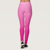 Roze Fuchsia Gradient Leggings (Achterkant)
