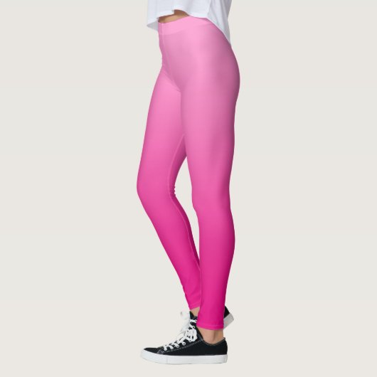 Roze Fuchsia Gradient Leggings (Links)